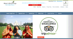 Desktop Screenshot of distantindiajourneys.com